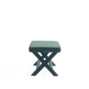 Abigail Double Ottoman Bench in Green OT005-GR Manhattan Comfort