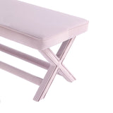 Abigail Double Ottoman Bench in Pink OT005-PK Manhattan Comfort