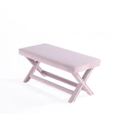 Abigail Double Ottoman Bench in Pink OT005-PK Manhattan Comfort