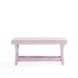 Abigail Double Ottoman Bench in Pink OT005-PK Manhattan Comfort