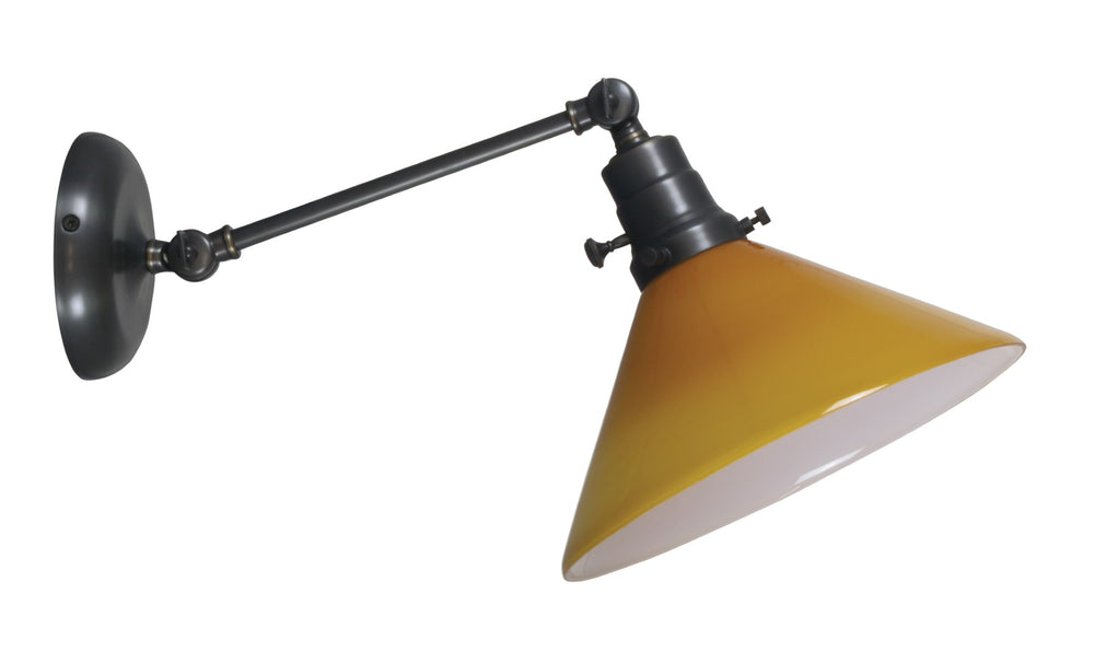 House Of Troy Otis Industrial Wall Swings With Amber Glass Shade – Perfect For Stylish Home Lighting Solutions Oil Rubbed Bronze Metal Ot675-ob-wt