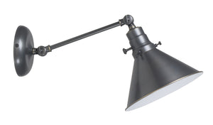 House Of Troy Otis Industrial Wall Swings With Adjustable Arm - Elegant Lighting For Unique Spaces And Décor Oil Rubbed Bronze Metal Ot675-ob-ms