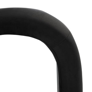 Safavieh Kibo Ottoman - Elegant Velvet Upholstered Bench With Solid Wood Frame For Stylish Home Decor Black Solid Wood,Plywood ,Velvet,Ca Foam Ott1300b