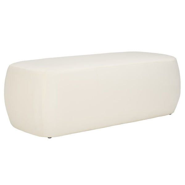 Safavieh Whitley Rectangular Ottoman Cream OTT1301B