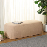 Safavieh Whitley Rectangular Ottoman Tan OTT1301C