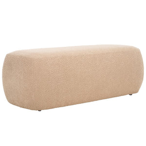 Safavieh Whitley Rectangular Ottoman Tan OTT1301C