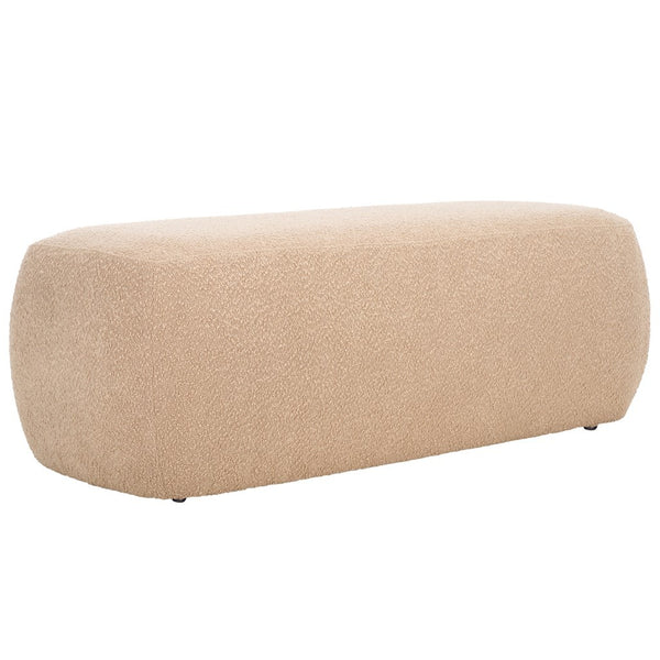 Safavieh Whitley Rectangular Ottoman Tan OTT1301C