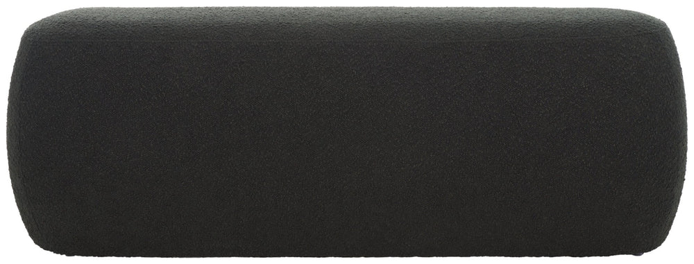 Safavieh Whitley Rectangular Ottoman - Stylish Minimalist Design For Versatile Seating & Modern Decor Black OTT1301D