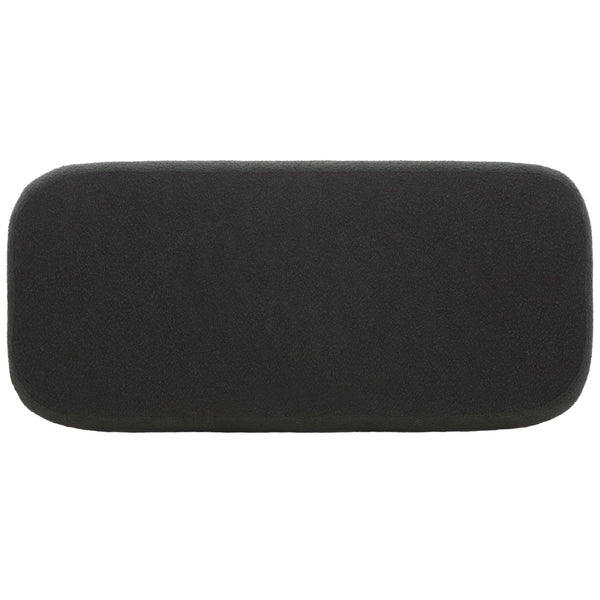 Safavieh Whitley Rectangular Ottoman - Stylish Minimalist Design For Versatile Seating & Modern Decor Black OTT1301D