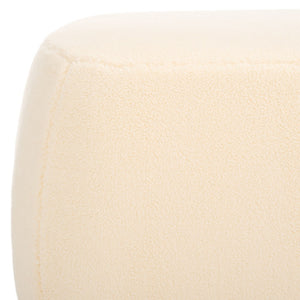 Safavieh Whitley Rectangular Ottoman Cream OTT1301E