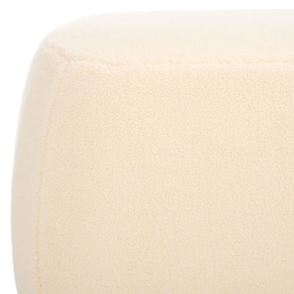 Safavieh Whitley Rectangular Ottoman Cream OTT1301E