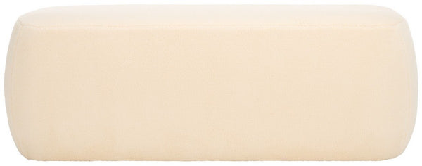 Safavieh Whitley Rectangular Ottoman Cream OTT1301E