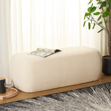 Safavieh Whitley Rectangular Ottoman Cream OTT1301E