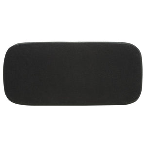 Safavieh Whitley Rectangular Ottoman W/ Wood Legs OTT1302B Black Boucle / Brown