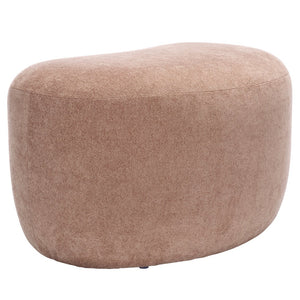 Safavieh Regut Ottoman - Stylish Peach Seating Solution With Solid Wood Support For Cozy Living Spaces Peach Wood,Fabric,Foam Ott1303a