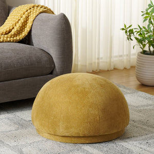 Safavieh Lipy Mustard Half-Sphere Ottoman – Modern Accent Seating, Durable Comfort, And Stylish Footrest OTT1304A