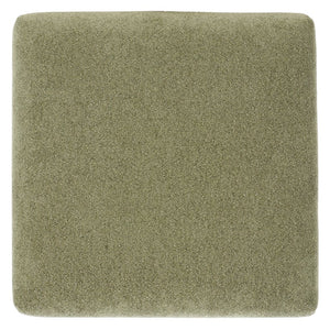 Safavieh Farq Square Top Ottoman In Moss - Stylish Solid Wood Design For Comfort & Versatile Home Decor Moss Wood,Fabric,Foam Ott1306a