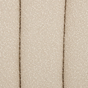 Safavieh Joseph Square Ottoman - Elegant Boucle Design For Ultimate Comfort And Sophisticated Living Spaces Beige Wood,Fabric,Foam Ott1307a