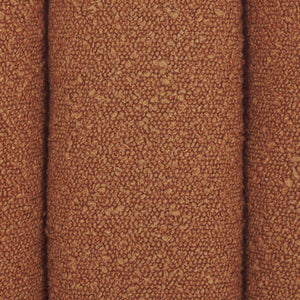 Safavieh Joseph Square Ottoman - Elegant Boucle Design For Ultimate Comfort And Sophisticated Living Spaces Rust Wood,Fabric,Foam Ott1307b