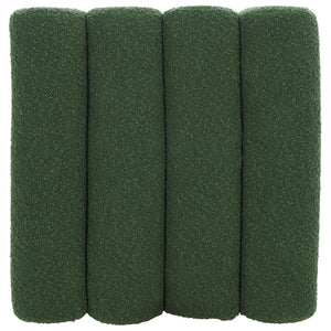 Safavieh Joseph Square Ottoman - Elegant Boucle Design For Ultimate Comfort And Sophisticated Living Spaces Pine Green Wood,Fabric,Foam Ott1307c