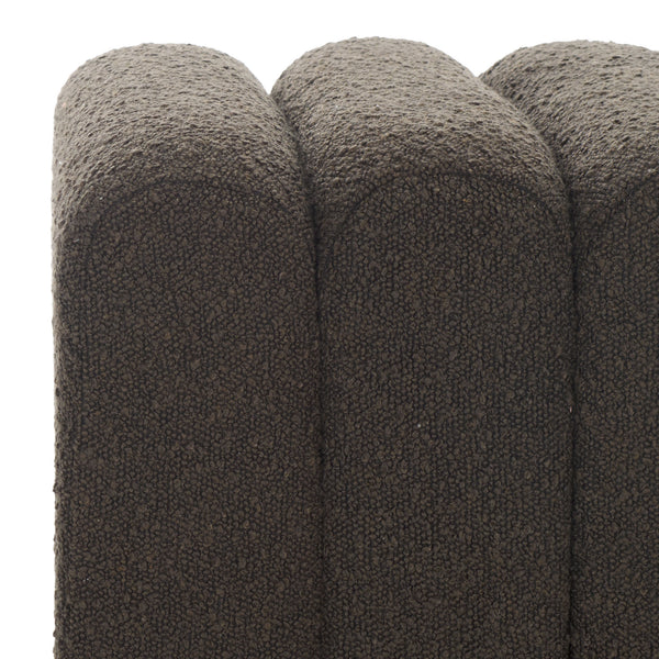 Safavieh Joseph Square Ottoman - Elegant Boucle Design For Ultimate Comfort And Sophisticated Living Spaces Brown Wood,Fabric,Foam Ott1307d