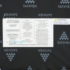 Safavieh Joseph Square Ottoman - Elegant Boucle Design For Ultimate Comfort And Sophisticated Living Spaces Brown Wood,Fabric,Foam Ott1307d