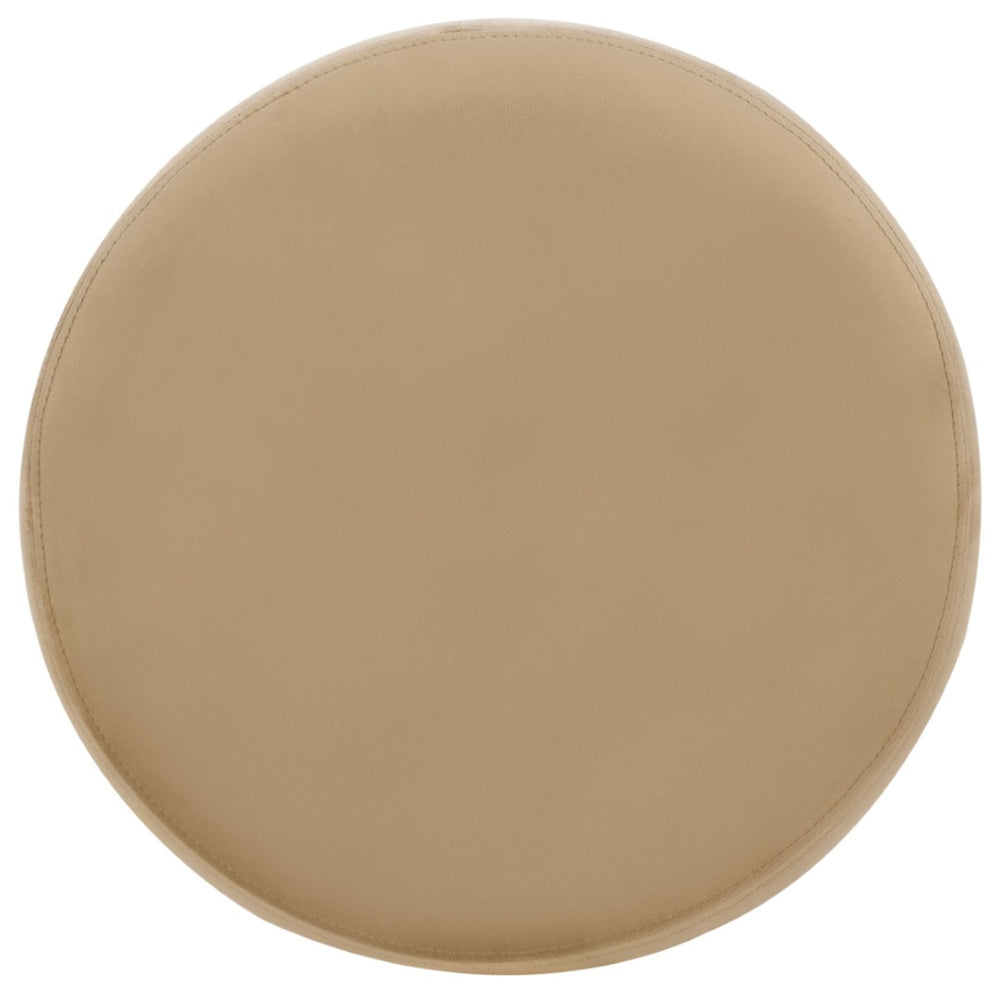 Safavieh Rohan Layered Ottoman - Plush Accent Piece For Living Room, Bedroom, Or Entryway With Modern Design Tan OTT1309B