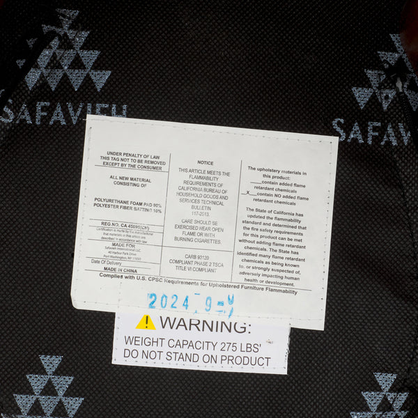 Safavieh Mista Ottoman With Elegant Wooden Legs – Timeless Comfort And Style For Any Living Space Decor Tan ,Brown Wood,Fabric,Foam Ott1310b