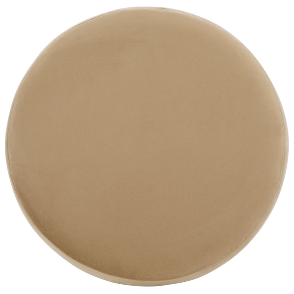 Safavieh Mista Ottoman With Elegant Wooden Legs – Timeless Comfort And Style For Any Living Space Decor Tan ,Brown Wood,Fabric,Foam Ott1310b