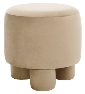 Safavieh Naref Ottoman - Stylish Comfort Piece For Living Room, Perfect Blend Of Durability And Elegance Tan Wood,Fabric,Foam Ott1311b