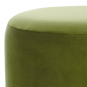 Safavieh Naref Ottoman - Stylish Comfort Piece For Living Room, Perfect Blend Of Durability And Elegance Olive Wood,Fabric,Foam Ott1311c