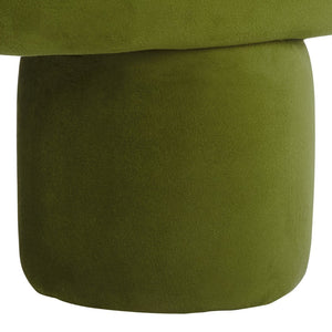 Safavieh Naref Ottoman - Stylish Comfort Piece For Living Room, Perfect Blend Of Durability And Elegance Olive Wood,Fabric,Foam Ott1311c