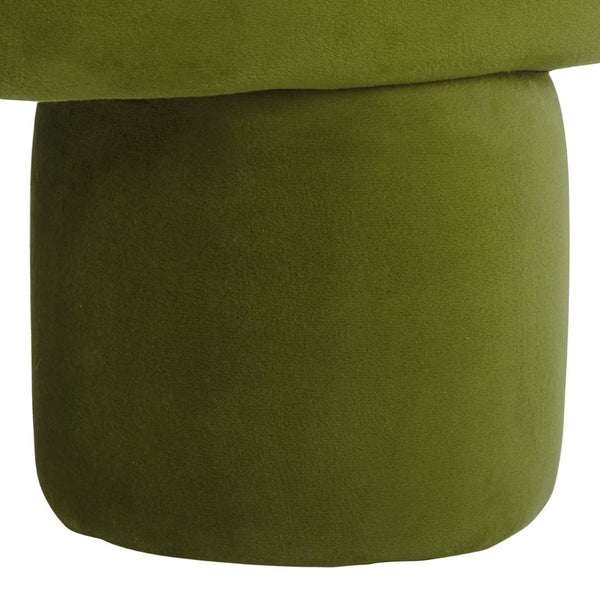 Safavieh Naref Ottoman - Stylish Comfort Piece For Living Room, Perfect Blend Of Durability And Elegance Olive Wood,Fabric,Foam Ott1311c