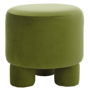 Safavieh Naref Ottoman - Stylish Comfort Piece For Living Room, Perfect Blend Of Durability And Elegance Olive Wood,Fabric,Foam Ott1311c