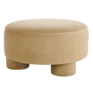Safavieh Naref Cocktail Ottoman - Elegant Upholstered Footrest With Versatile Style For Living Space Comfort Tan OTT1312B