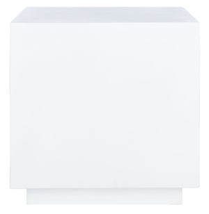 Safavieh Kolden Square Stool - Modern Minimalist Faux-Concrete Accent For Stylish Seating & Décor Solutions OTT3000A