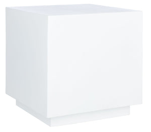 Safavieh Kolden Square Stool - Modern Minimalist Faux-Concrete Accent For Stylish Seating & Décor Solutions OTT3000A