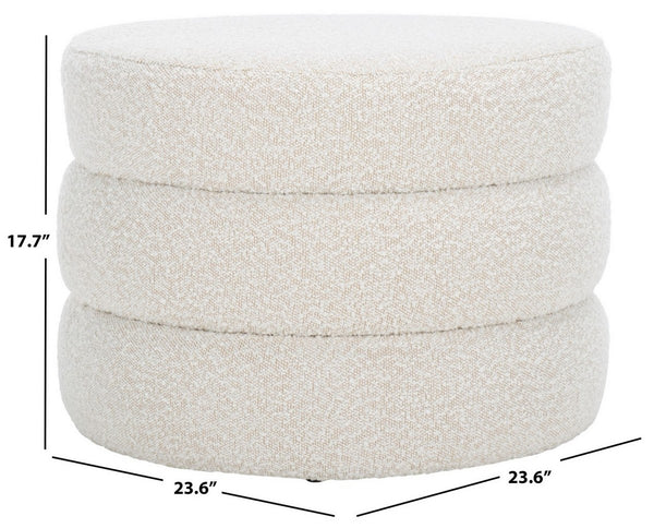Safavieh Ryth Ottoman Light Beige OTT3401A