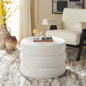 Safavieh Ryth Ottoman Light Beige OTT3401A