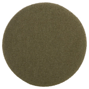 Safavieh Ryth Chic Boucle Ottoman - Versatile Cylindrical Accent For Extra Seating, Footrest, Or Decor Olive OTT3401C