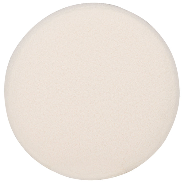 Safavieh Cerna Ottoman - Elegant Off White & Dark Brown Home Furniture For Stylish Living Room Decor Off White ,Dark Brown Wood,Foam,Fabric Ott3402a