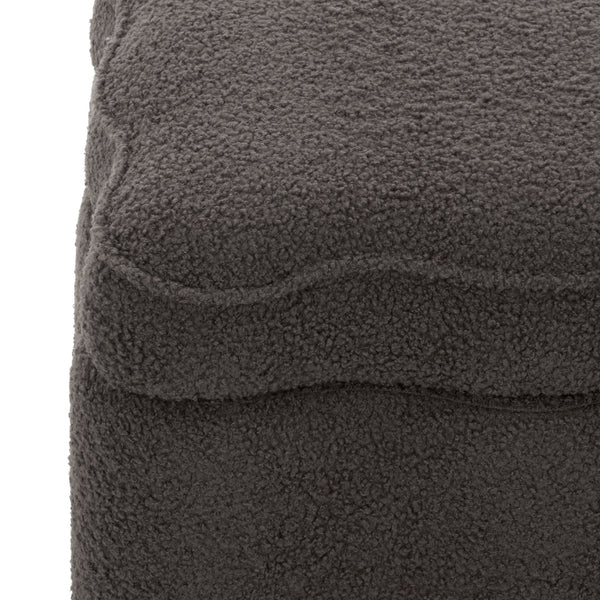 Emmie Square Storage Ottoman With Lift-Top Concealed Compartment, Plush Foam Seating & Modern Look