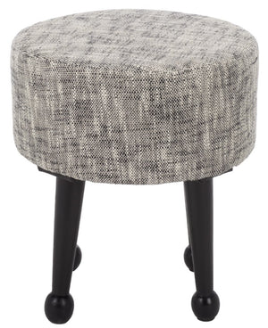 Safavieh Esfir Round Foam Filled Pouf with Wood Base for Living Room or Bedroom Accent OTT3707A