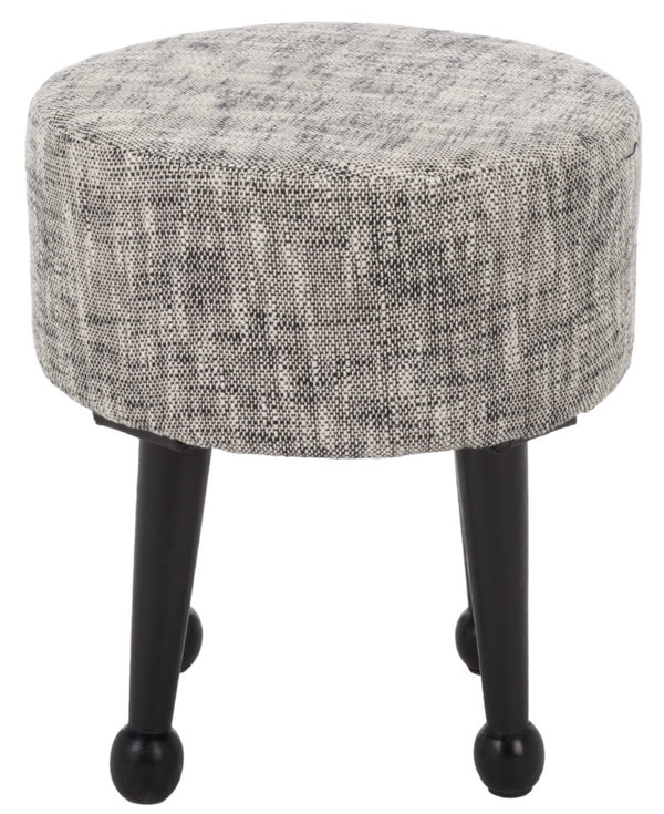 Safavieh Esfir Round Foam Filled Pouf with Wood Base for Living Room or Bedroom Accent OTT3707A