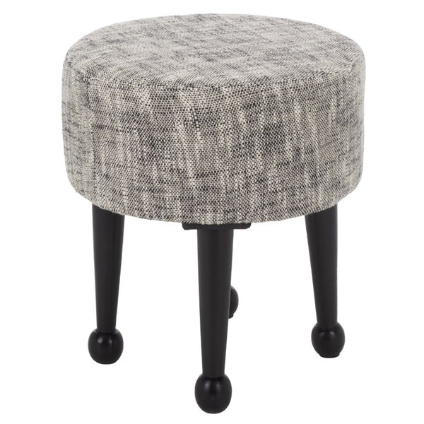 Safavieh Esfir Round Foam Filled Pouf with Wood Base for Living Room or Bedroom Accent OTT3707A