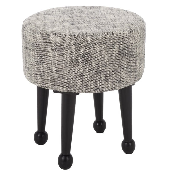 Safavieh Esfir Round Foam Filled Pouf with Wood Base for Living Room or Bedroom Accent OTT3707A