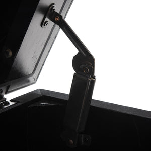 Safavieh Liam Modern Tufted Cocktail Ottoman With Hidden Storage – Stylish Seating & Serving Solution For Any Space Grey / Dark Oak OTT6400C
