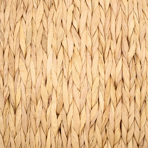 Safavieh Posey Ottoman - Chic Natural Mahogany Footrest With Soft Foam Cushioning For Style And Comfort Natural Water Hyacinth ,Wood ,Foam Ott6502a