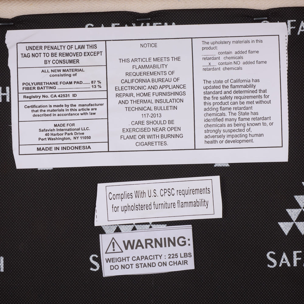 Safavieh Iveliz Ottoman With Cushion – Stylish Light Natural & White Accent For Living Room & Seating Light Natural ,White Metal ,Water Hyacinth Ott6504c