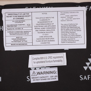 Safavieh Iveliz Ottoman With Cushion – Stylish Light Natural & White Accent For Living Room & Seating Light Natural ,White Metal ,Water Hyacinth Ott6504c